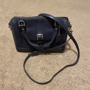 Coach Navy Blue Purse